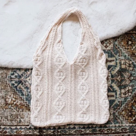 Hand Knit Crochet Bags